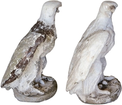 Pair of Cast Stone Garden Eagles