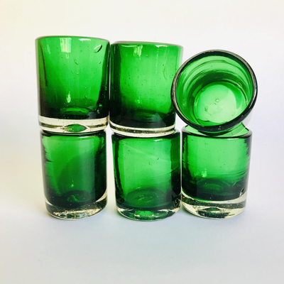 Emerald Mezcal Shot Glasses (6 PACK)
