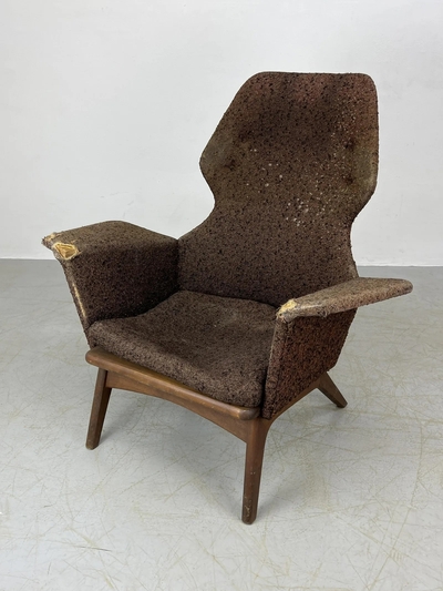 Adrian Pearsall Walnut Lounge Chair